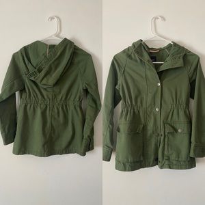 Girls Size 12 Army Green Gap Utility Jacket